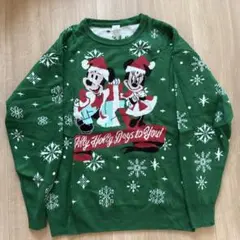 2023 ミッキー　ミニー　長袖セーター Disneyクリスマス