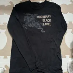 BURBERRY BLACK LABEL 長袖Tシャツ ブラック