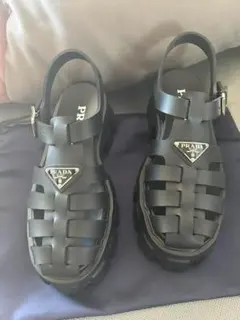PRADA ラバーサンダル モノリス 36