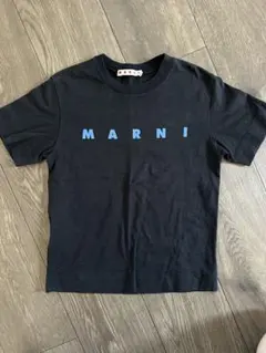 MARNI マルニ キッズ ロゴ Tシャツ 14Y ブラック - メルカリ
