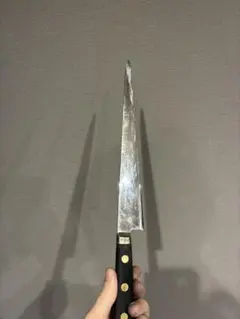 切付型柳刃包丁 刺身包丁 7.5寸 225mm 白鋼 紫檀柄 研ぎ済み - メルカリ