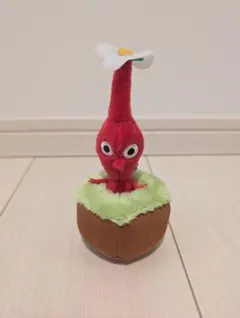 ピクミン 赤ピクミン ひっぱるぬいぐるみ マスコット タイトー プライズ 非売品のサムネイル