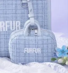 FURFUR ツイードトートミニチャーム
