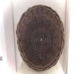 ざっくり編みのかご　バスケット