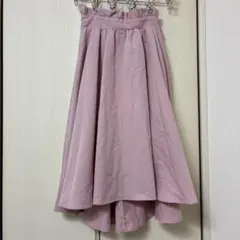 one way フィッシュテールフレアスカート ピンクのサムネイル