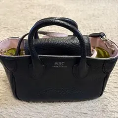 ADMJ エーディーエムジェー マイクロミニ トートバッグ 牛革 ネイビー