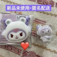 ちいかわ サンリオ クロミ モモンガ フロッキーマスコットチャーム ヘアクリップ