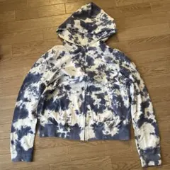 BILLABONG タイダイ柄 フルジップフーディ L 短丈、海外ストリート