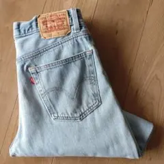 Levi's 505ジーンズ/REGULAR/古着/実寸W32L30/裾直有