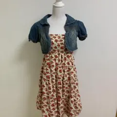 美品 a.r.w ARROW アロー /COLZA 花柄 ワンピース Mサイズ