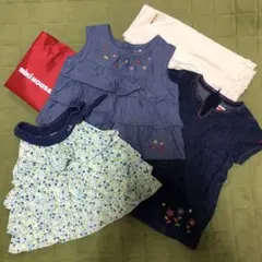 ミキハウス5点セット❁⃘トップス チュニック レギンス パンツ エコバッグ