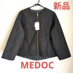 ヤマダヤ メドック 2way リバーシブル キルティング ブルゾン アウター 黒