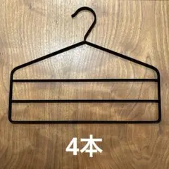 IKEA イケア ズボン パンツ ハンガー 4本セット ベロア素材 ストリーキス