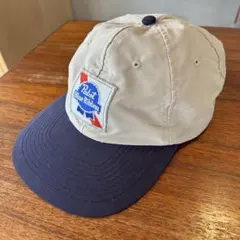 Pabst Blue Ribbon キャップ ベージュ/ネイビー　otto