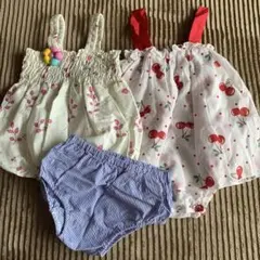 ベビー服 トップス ブルマ 3点セット 90のサムネイル