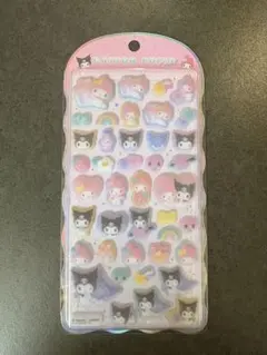 【正規品】コットンパフィーシール　マイメロ&クロミ