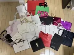 ショップ袋 紙袋 まとめ売り 27枚 ブランド袋 フェラガモ、シャネル等