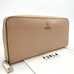 61【極美品】FURLA キーケース ピンクベージュ×ホワイト参考¥15,400