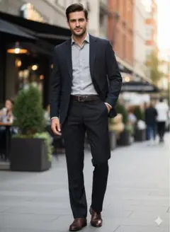 新品同様GU ジーユー フレアスラックス ブラック L ウエスト82cm