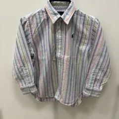 Ralph Lauren ストライプ長袖シャツ 110 ポロ　ラルフローレン