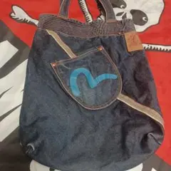 y*i様 EVISU デニム トートバッグ インディゴのサムネイル