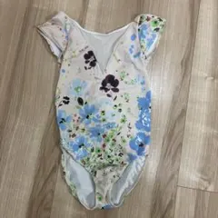 新品】sylphynes シルフィーヌ花柄オフショルダー長袖バレエレオタード