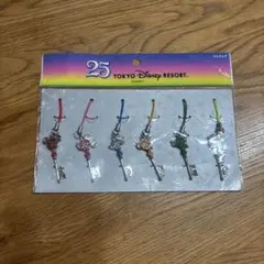 ディズニーランド　25周年　ストラップ　セット