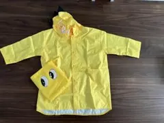 恐竜　レインコート　黄色
