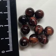 レッドタイガーアイ　10mm 10粒セット