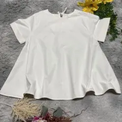 アダプト リテイリング バックリボン 半袖 ブラウス (M) フェミニンのサムネイル