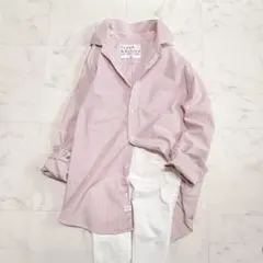 希少Mサイズ フランクアンドアイリーン コットンシャツ チェック柄 総柄 赤白