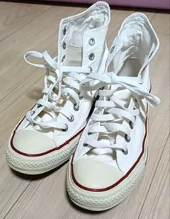 CONVERSE ホワイト ハイカット スニーカー