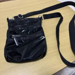 レスポートサック ブラック 3ポケット ショルダーバッグ