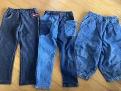 キッズ　デニム　100