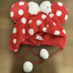 マ*ド様 【東京ディズニーリゾート】ミニーマウス ファンキャップ レッド ドット