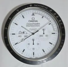 【新品】オメガ OMEGA　スピードマスター　大型 掛け時計　スヌーピー　白 新品】オメガ OMEGA スピードマスター 大型 掛け時計 スヌーピー 白