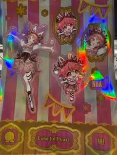 カラフルピーチ のあ 一番くじステッカー