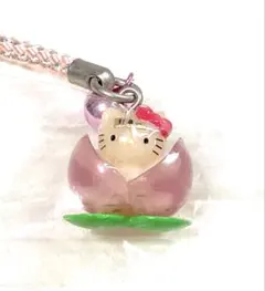 ご当地キティ　岡山限定　桃太郎　ストラップ　根付け