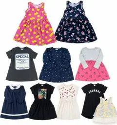 キッズ服19着セット（ワンピース・Tシャツ・パンツ）