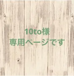 【 10to様　専用ページです】