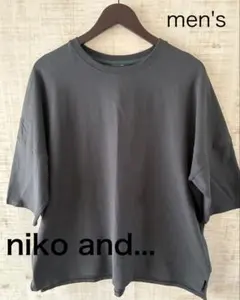 niko and... メンズ Tシャツ ダークグレー FREE