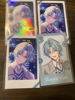 にじさんじ　チェキ風カード　渚トラウト　ウィンターデート