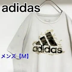 YAA4【US輸入】adidas(アディダス)　Tシャツ【メンズM】半袖　白色