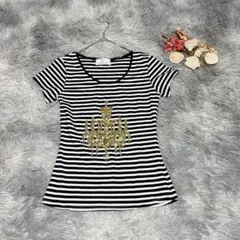 Rady ボーダー 半袖シャツ メール便可 ロシア軍 ボーダー 半袖シャツ デッドストック JT040NN