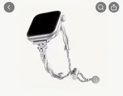 アップルウォッチ シルバー チェーンスタイル バンド 38/40/41mm