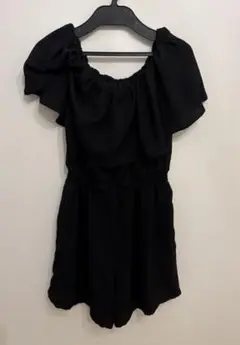 セシルマクビー　オフショルオールインワンキュロット