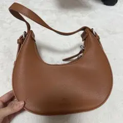 D.KELLY ブラウン ハンドバッグ