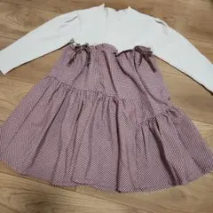 アプレレクール ギンガムチェック ワンピース　110
