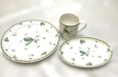 NARUMI プレート マグカップ セット ボタニカル柄