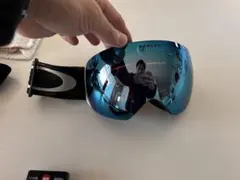 OAKLEY スキー・スノーボードゴーグル ミラー青